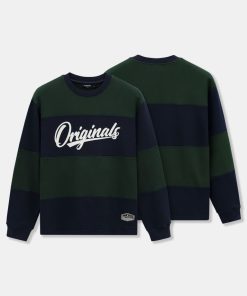 Áo Sweatshirt Phối Khối Màu