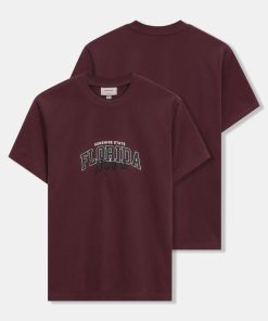 Áo Thun Florida Đỏ Rượu